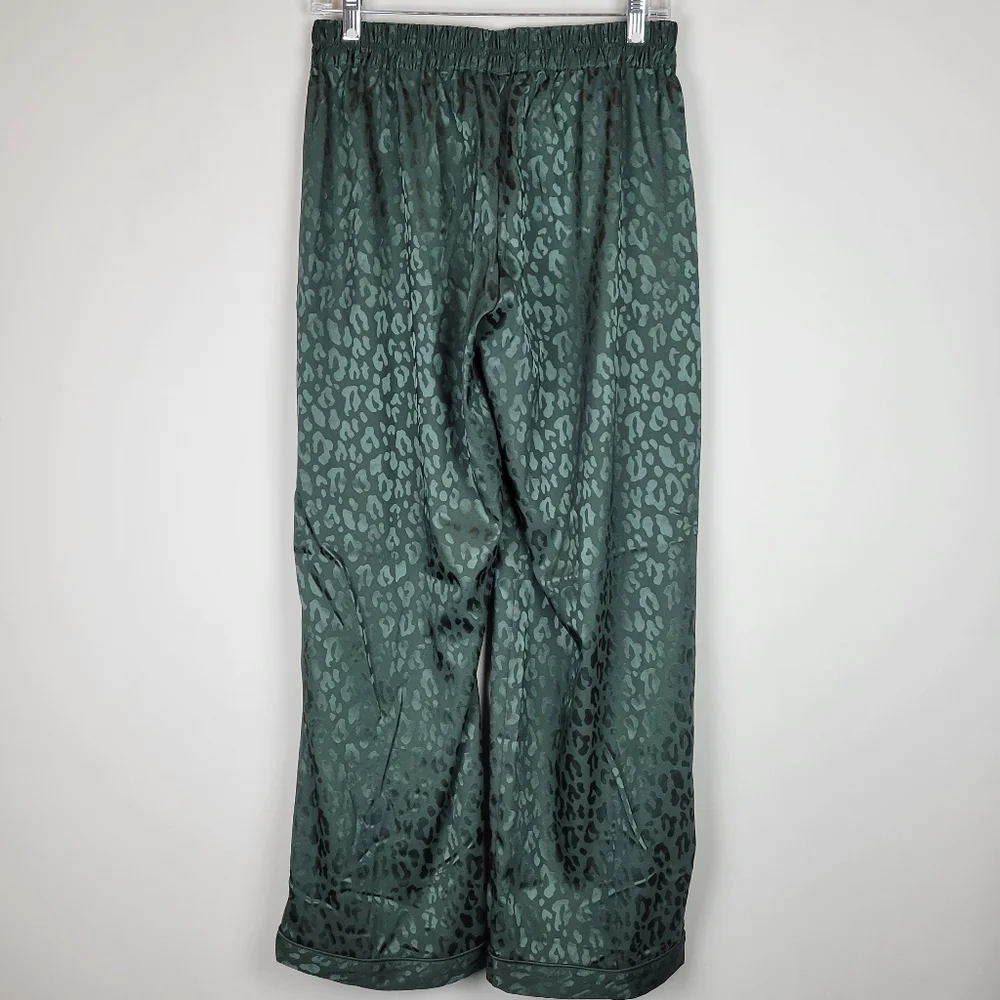 NWOT INC Dk Green Pajama Pants - Picture 2 of 6